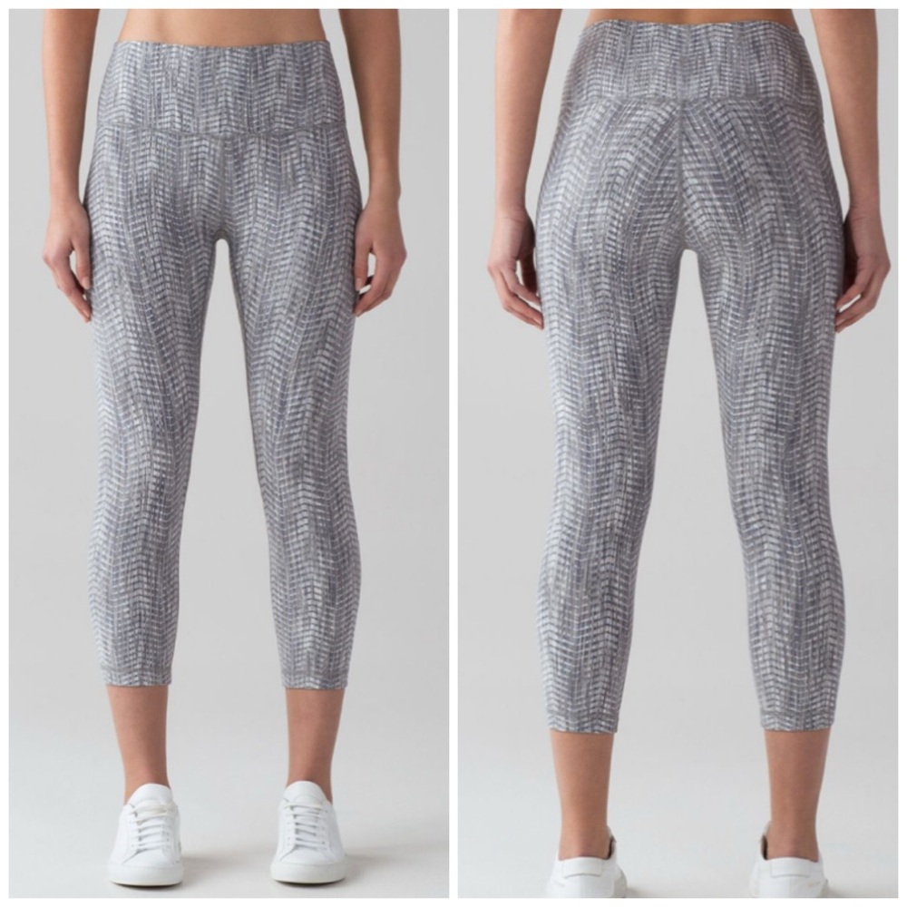 Lululemon Luon Arrow Wunder Under Crop Leggings